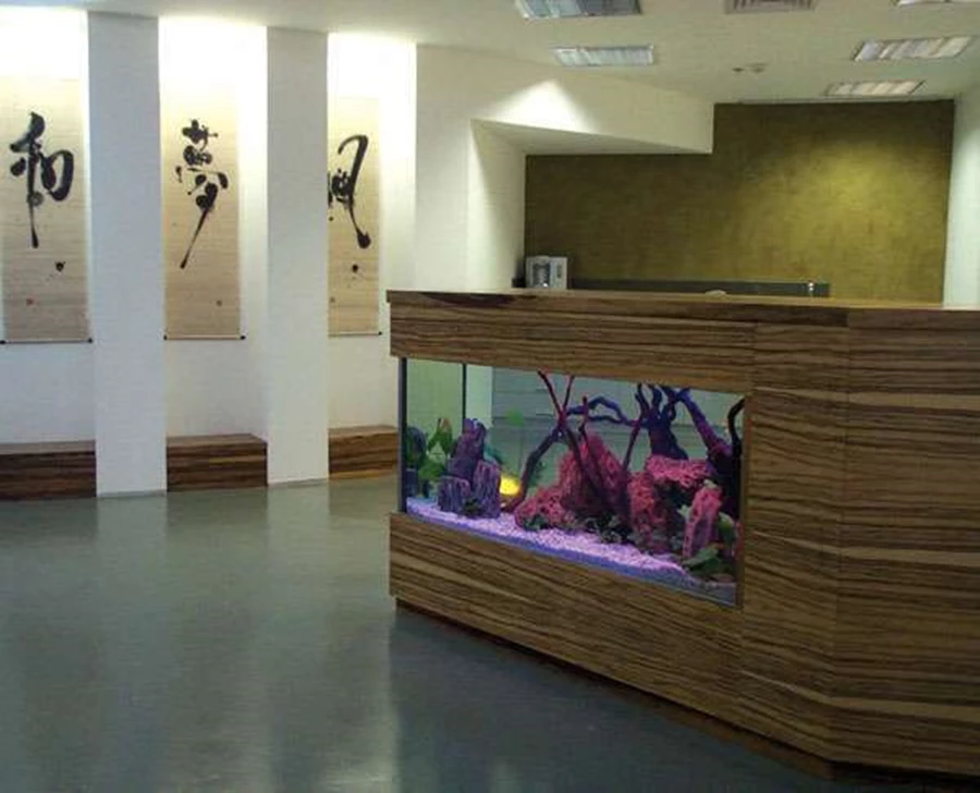שימוש באקווריומים בתחום של עיצוב פנים