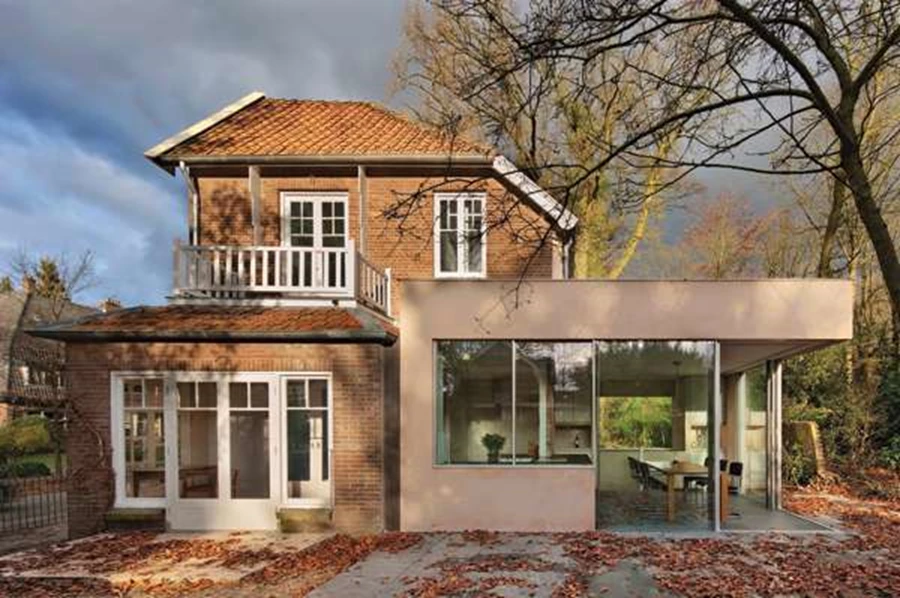 חיבור בין בית מסורתי ובנייה עכשווית