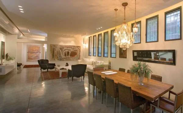 מרתף ישן שהפך לדירה מסוגננת