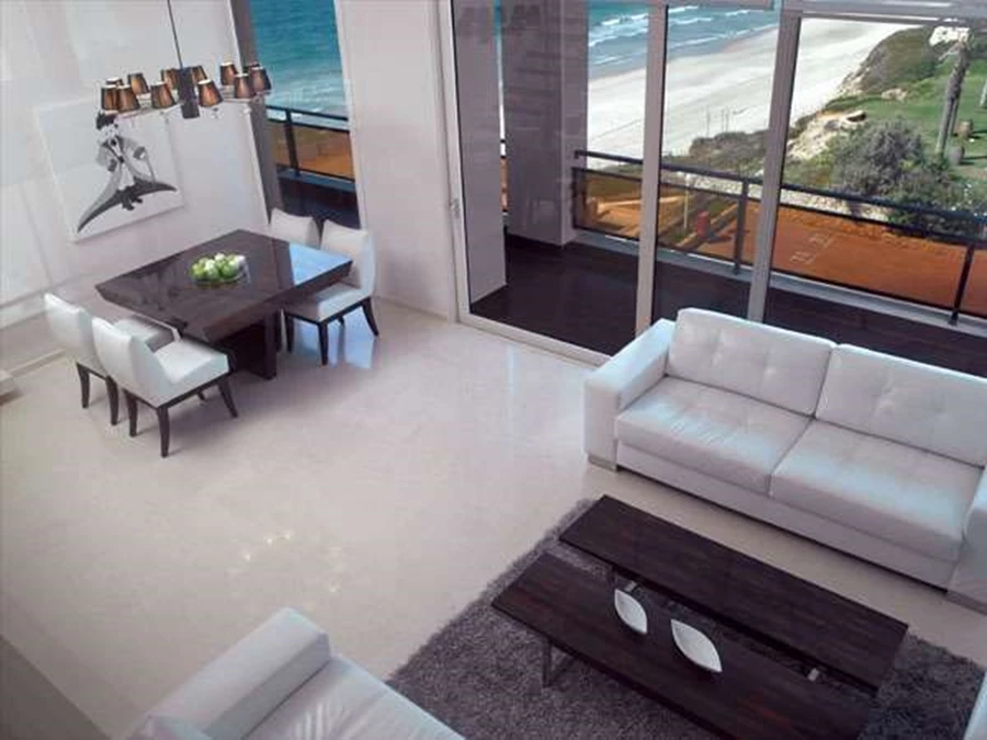 עיצוב בלבן - שיפוץ דירה מול הים