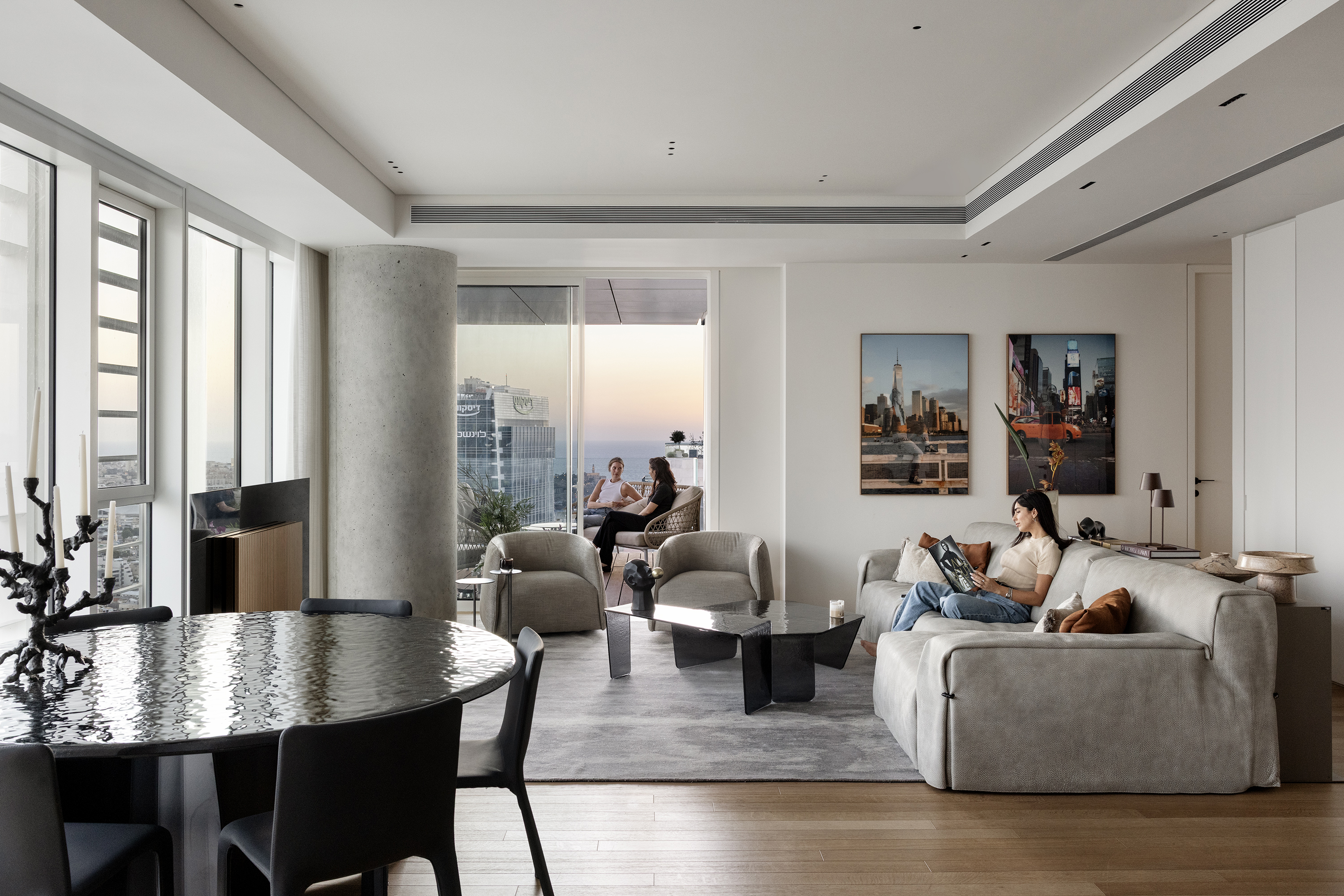 הקומה ה-30 במגדל יוקרה תל-אביבי