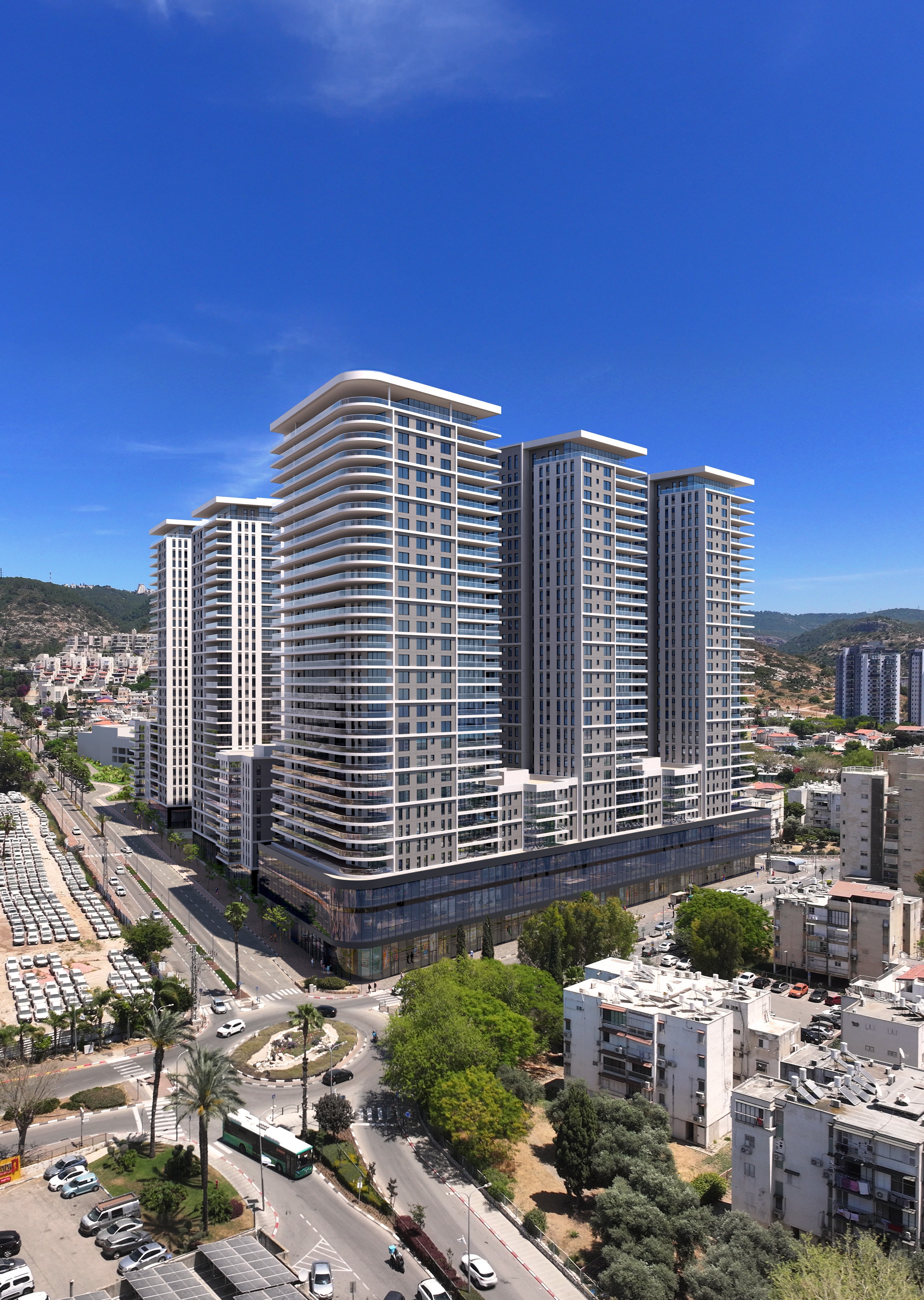 באדיבות בסנוסוף אדריכלים, פרויקט טירת הכרמל 