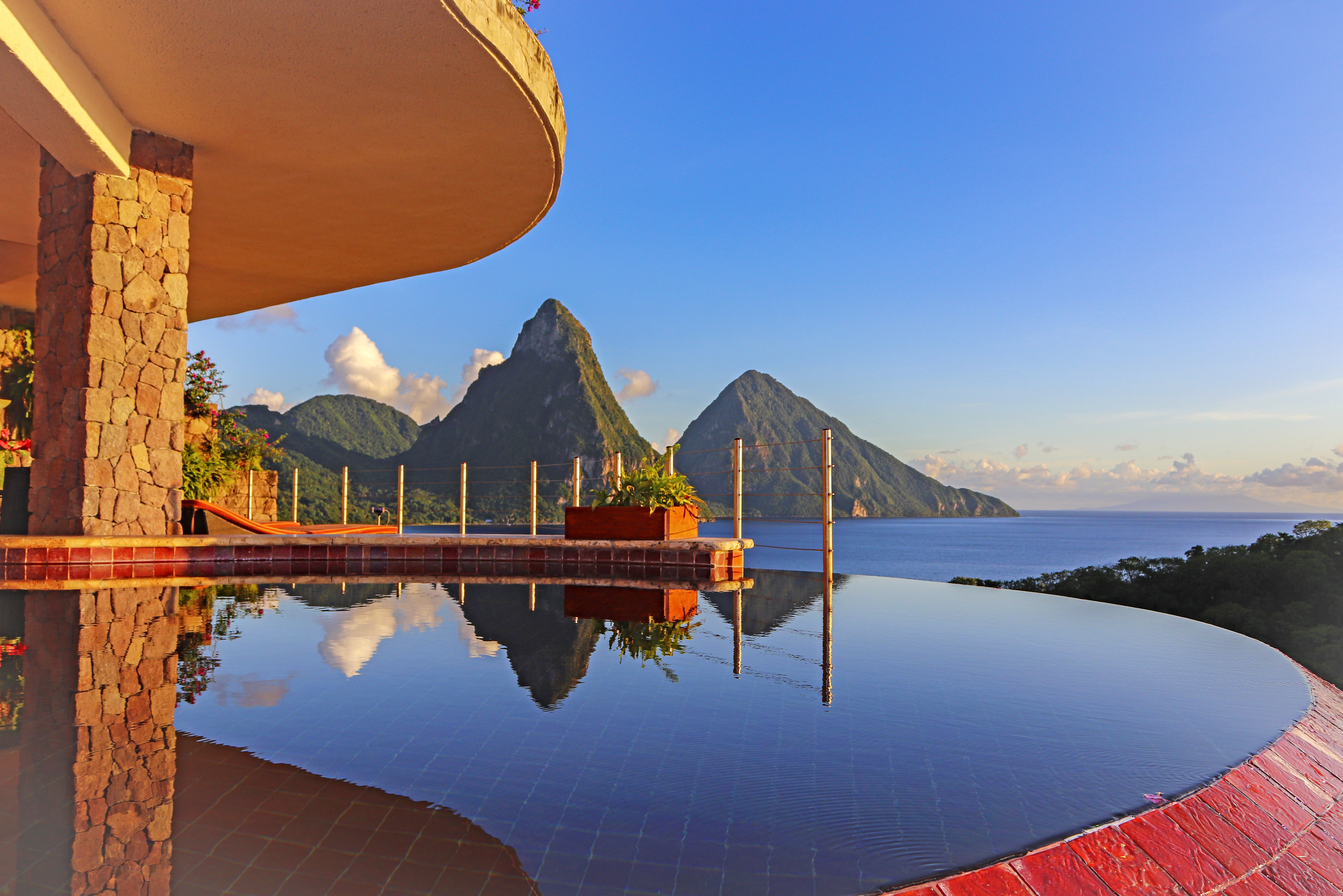 באדיבות מלון Jade Mountain סנט לוסיה
