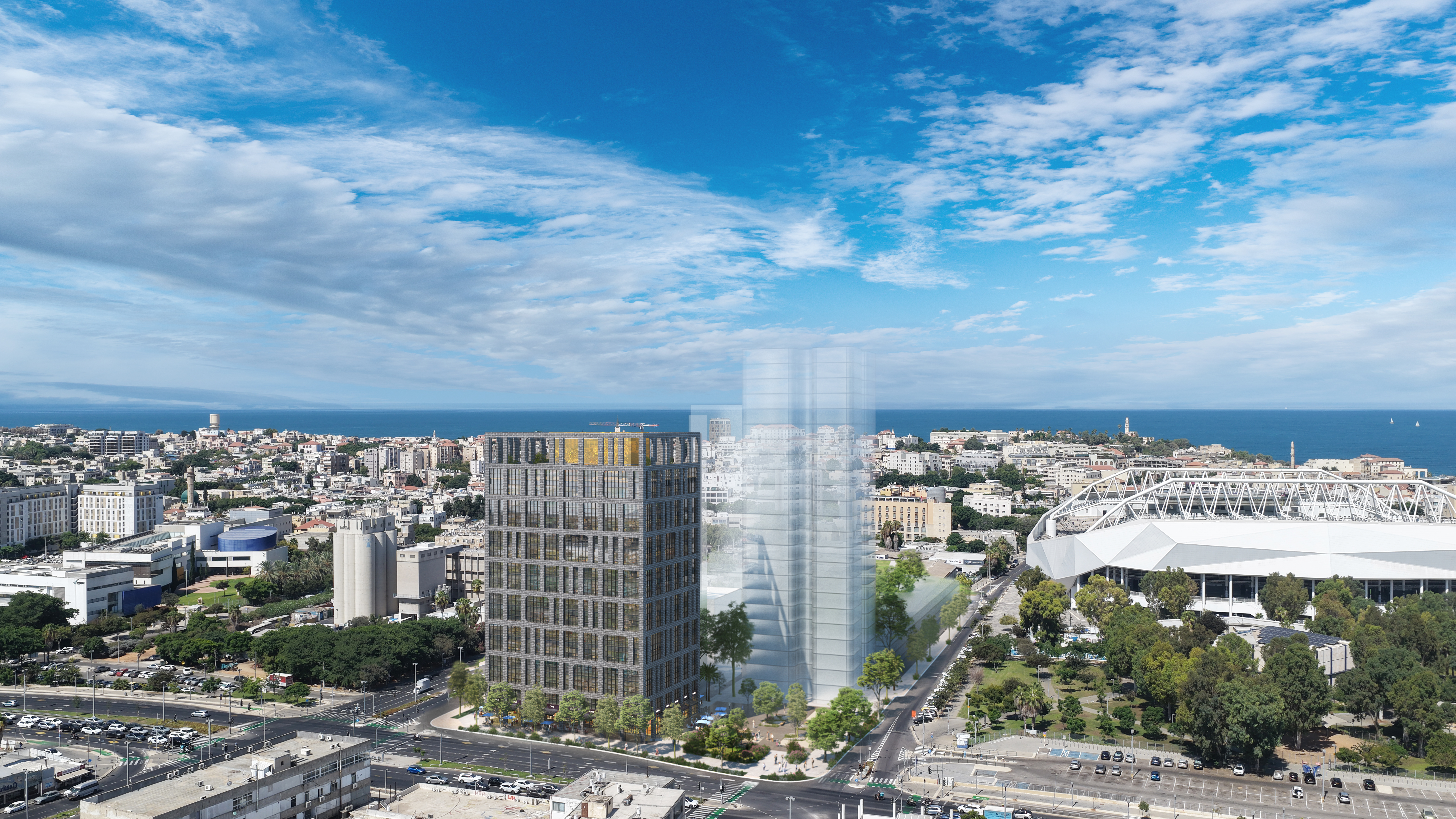 מתחם התשבץ שמקדמת קרדן גבע, צמוד למתחם בלומפילד