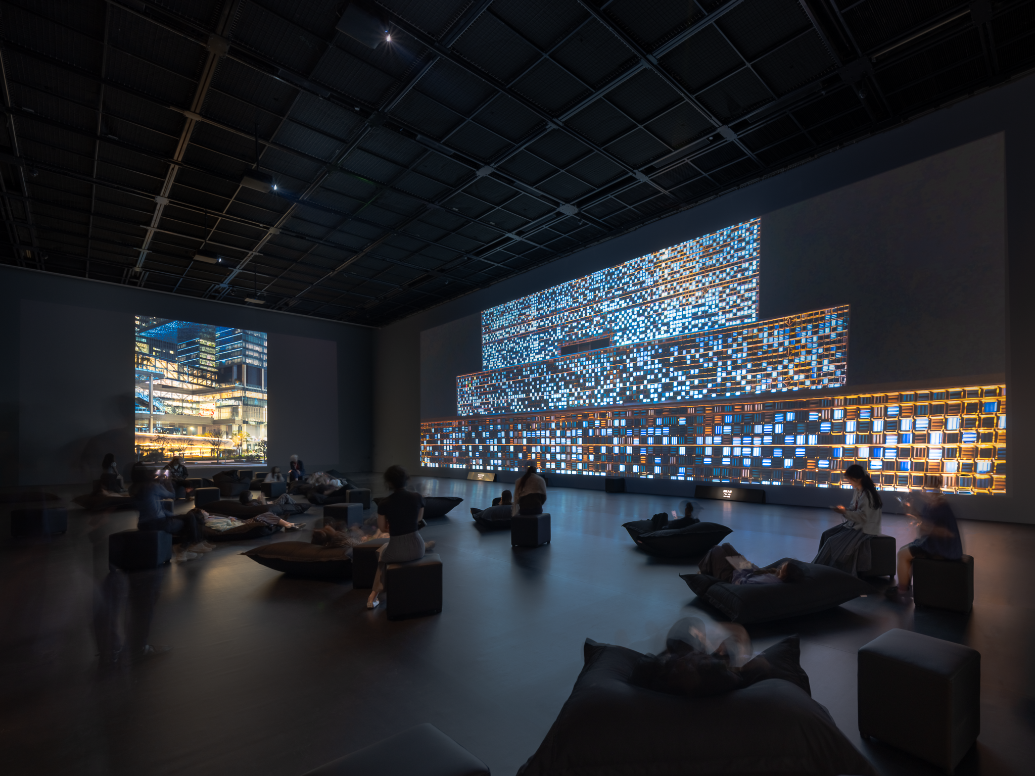  Exhibition view of Jean Nouvel, Without the Artist, Architecture Disappears, Museum of Art Pudgong, Shanghai, 2026. © Alessandro Wang 