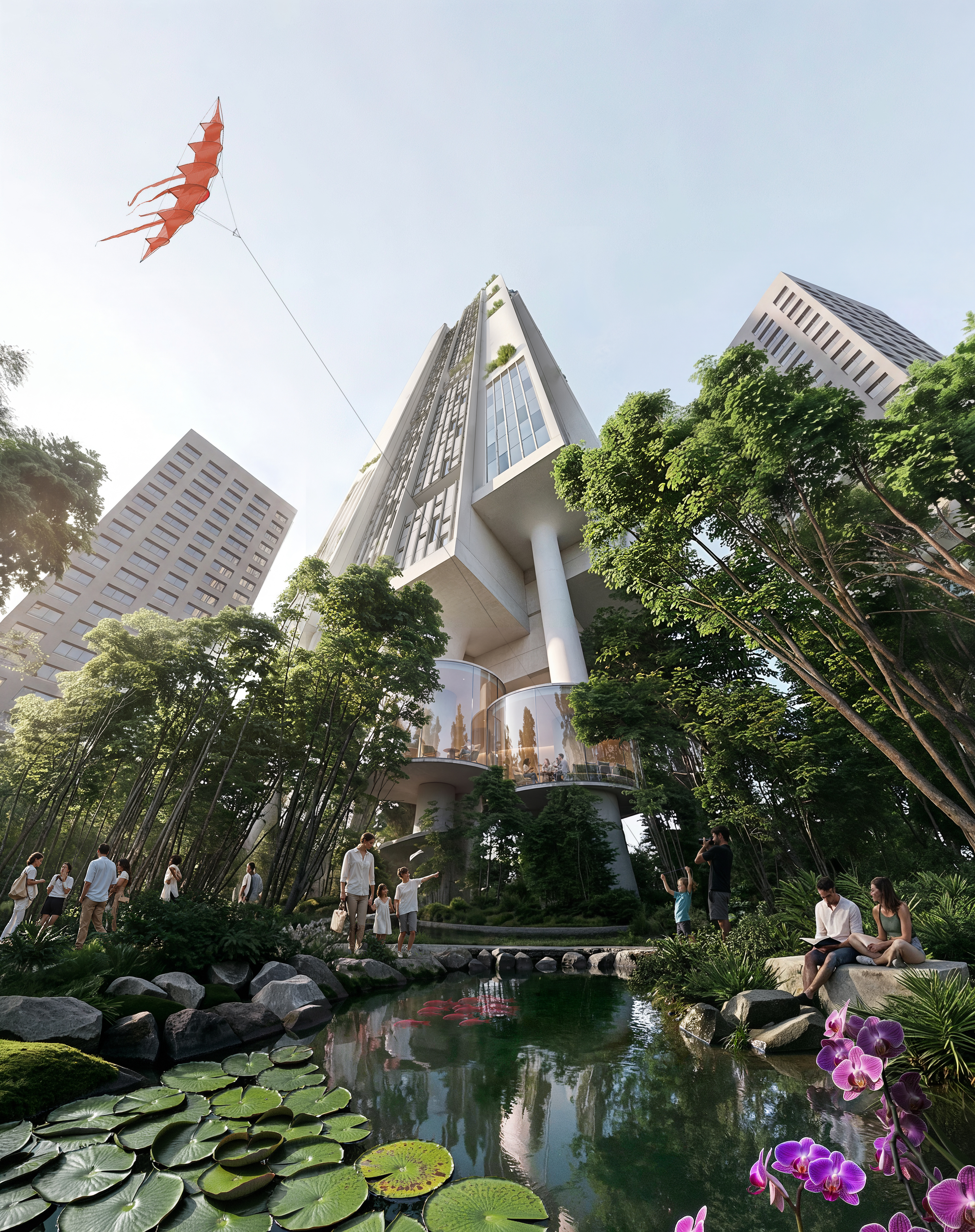 A HIGH RISE ON HIGH HEELS, תמונות:  CRA-Carlo Ratti Associati 