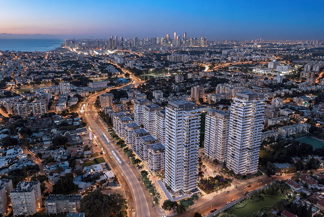 פרויקט telaviva, קבוצת אלמוג. הדמייה: viewpoint