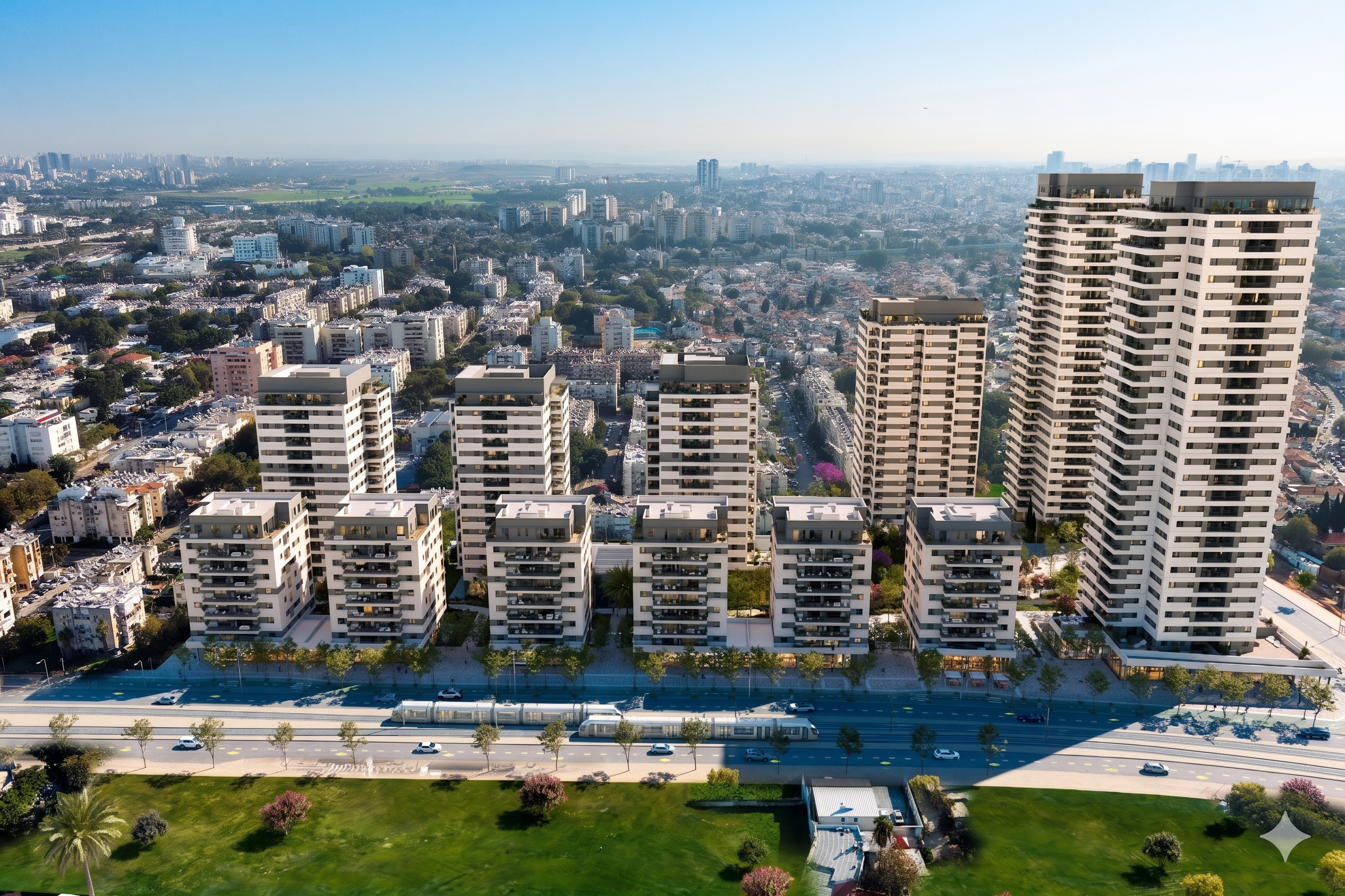 פרויקט telaviva, קבוצת אלמוג. הדמייה: viewpoint