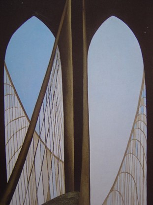 Brooklyn Bridge, ג'ורג'יה אוקיף, 1949, אוסף מוזיאון ברוקלין (Brooklyn Museum)