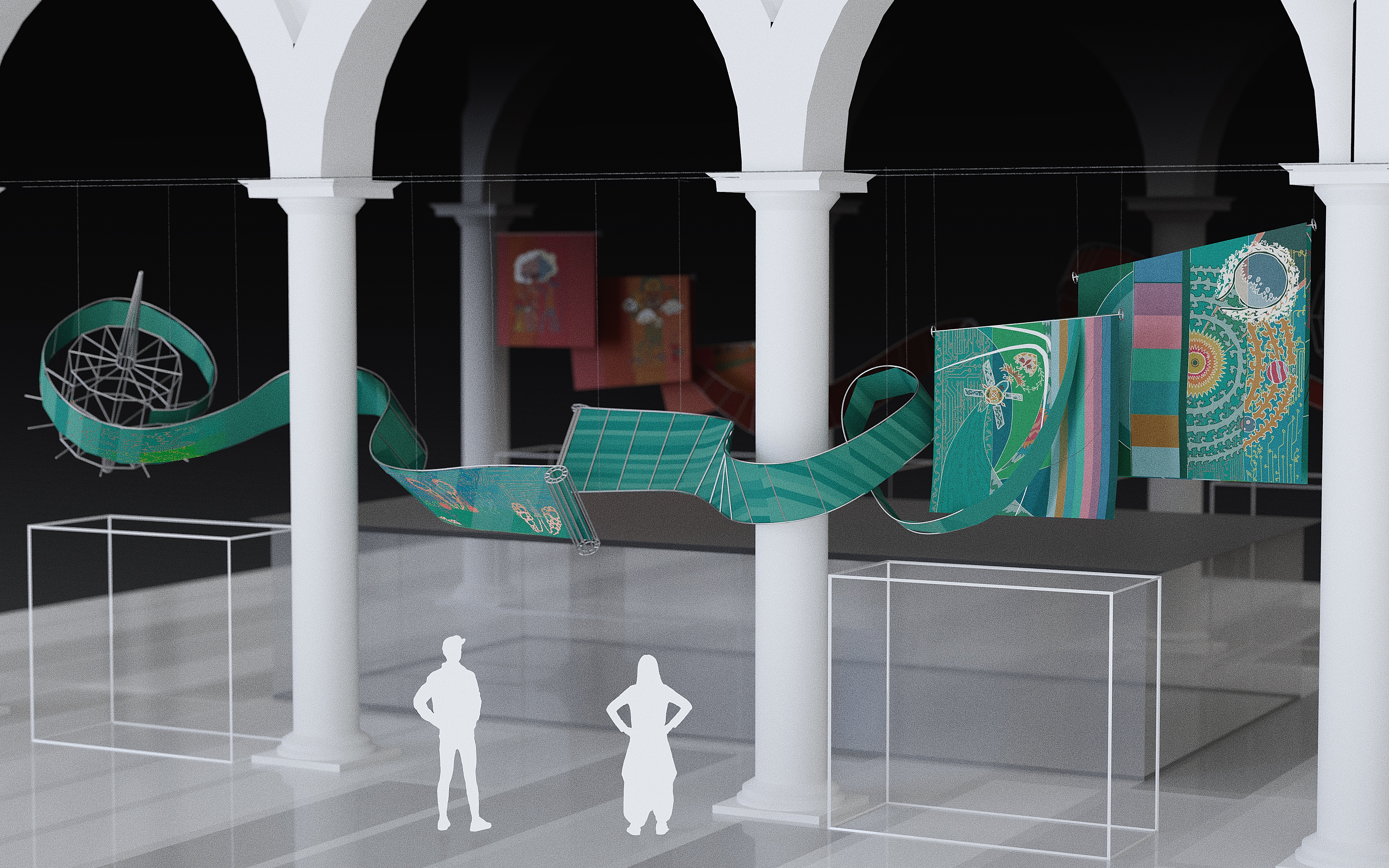 "Sender Unknown", אזיזה קדירי, V&A x LDF Awakenings. באדיבות פסטיבל העיצוב בלונדון