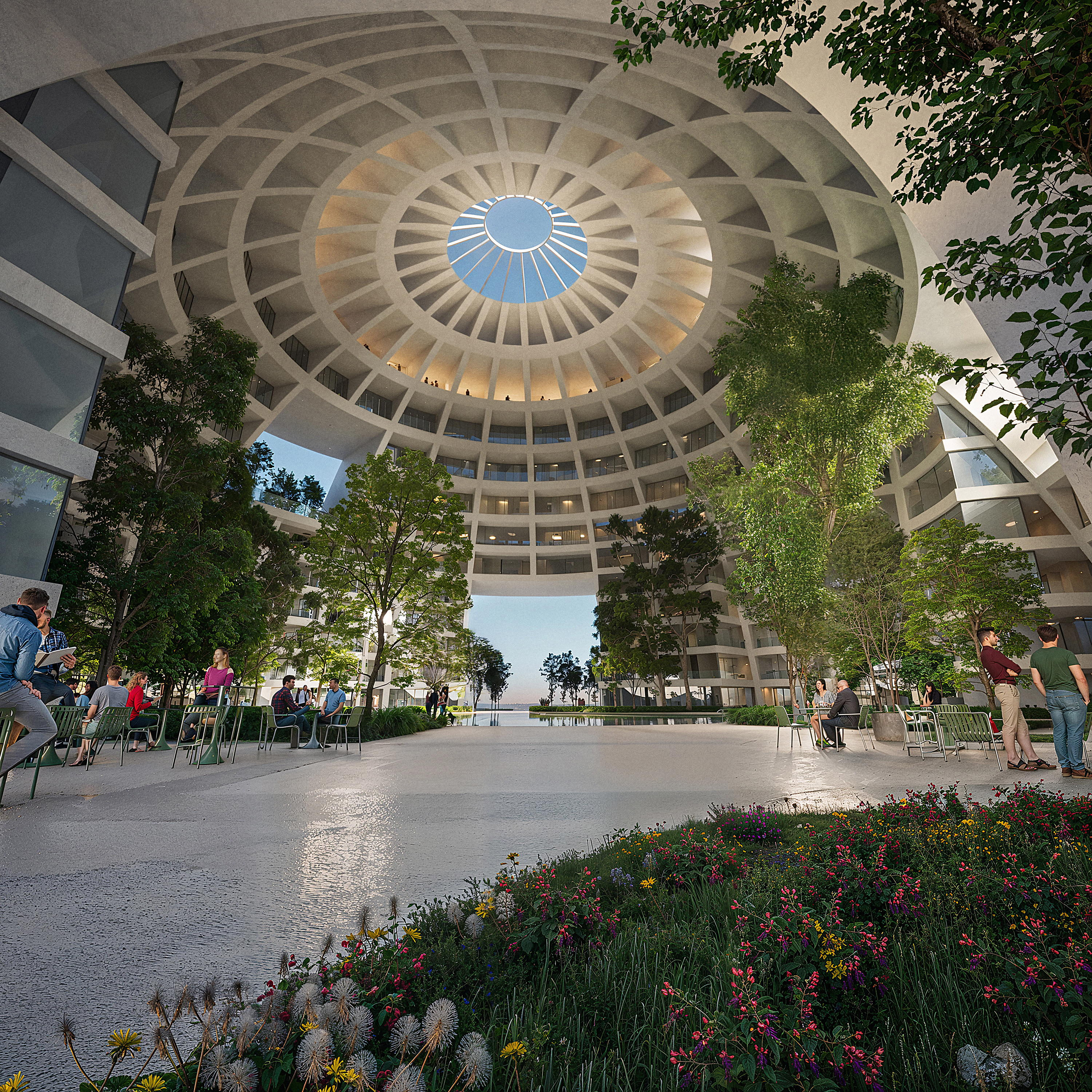 The Grand Ballroom, הדמיות © MVRDV