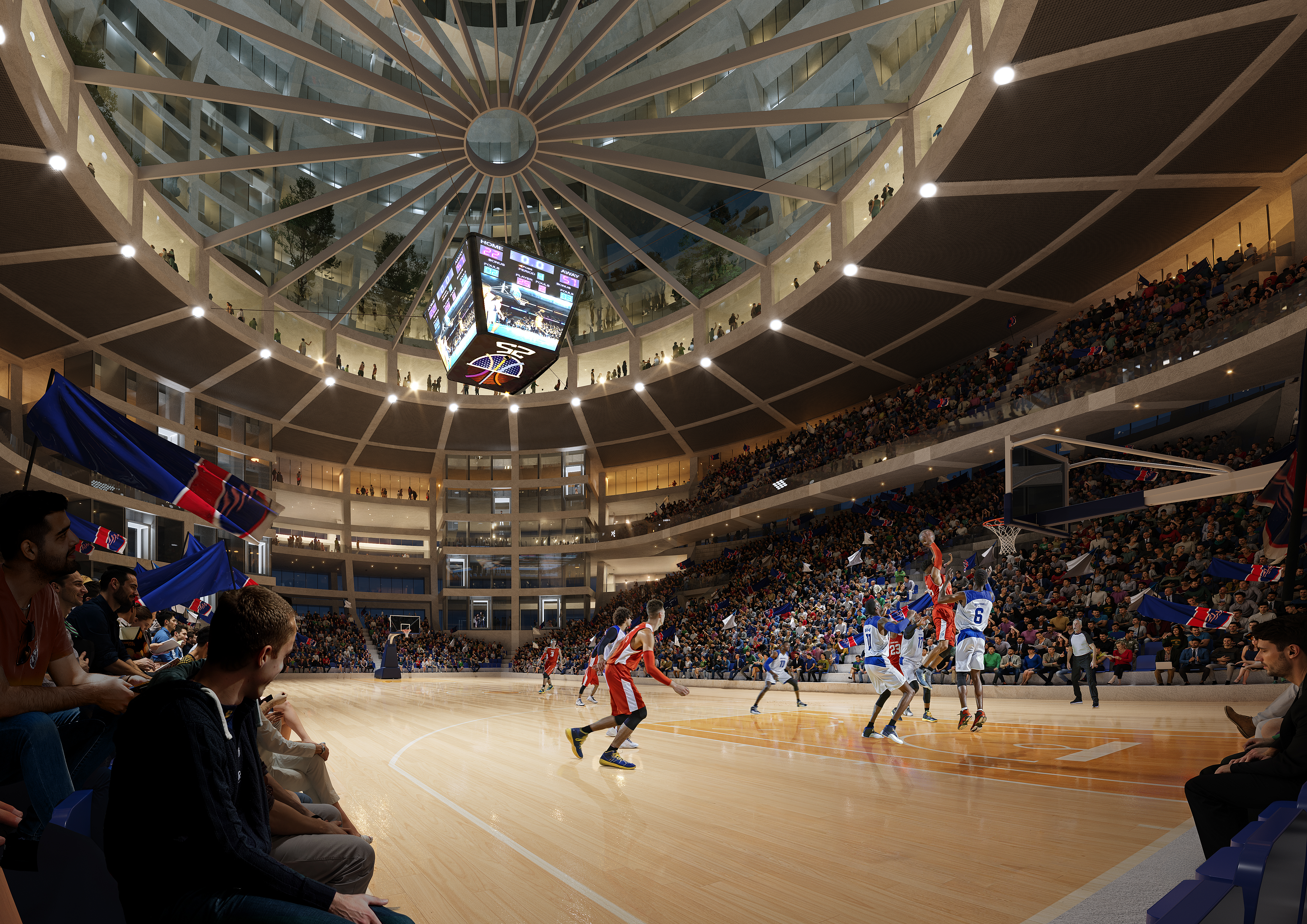 The Grand Ballroom, הדמיות © MVRDV
