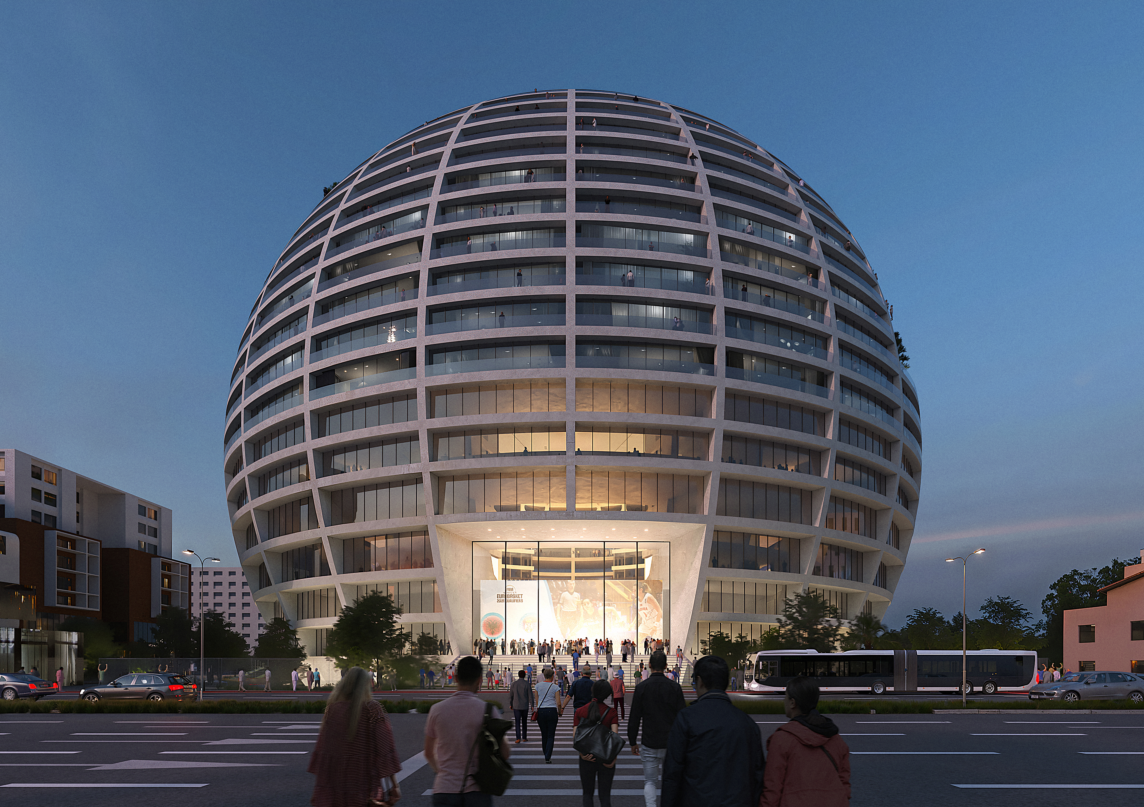 The Grand Ballroom, הדמיות © MVRDV