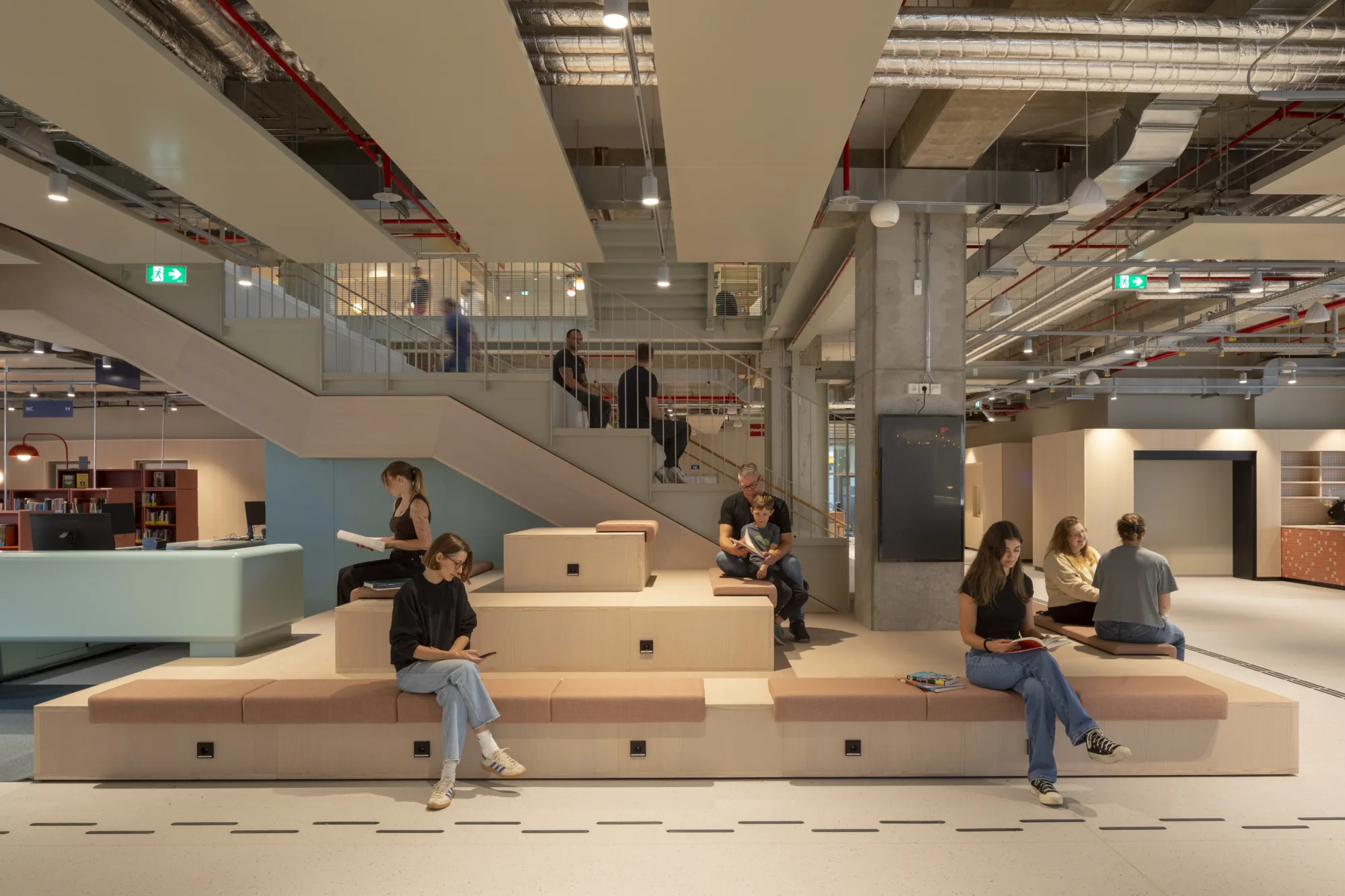 ספריית המרכז של אסן, תכנון: MVRDV, includi ו-Meyer Architekten. צילום: Daria Scagliola, Jannes Linders