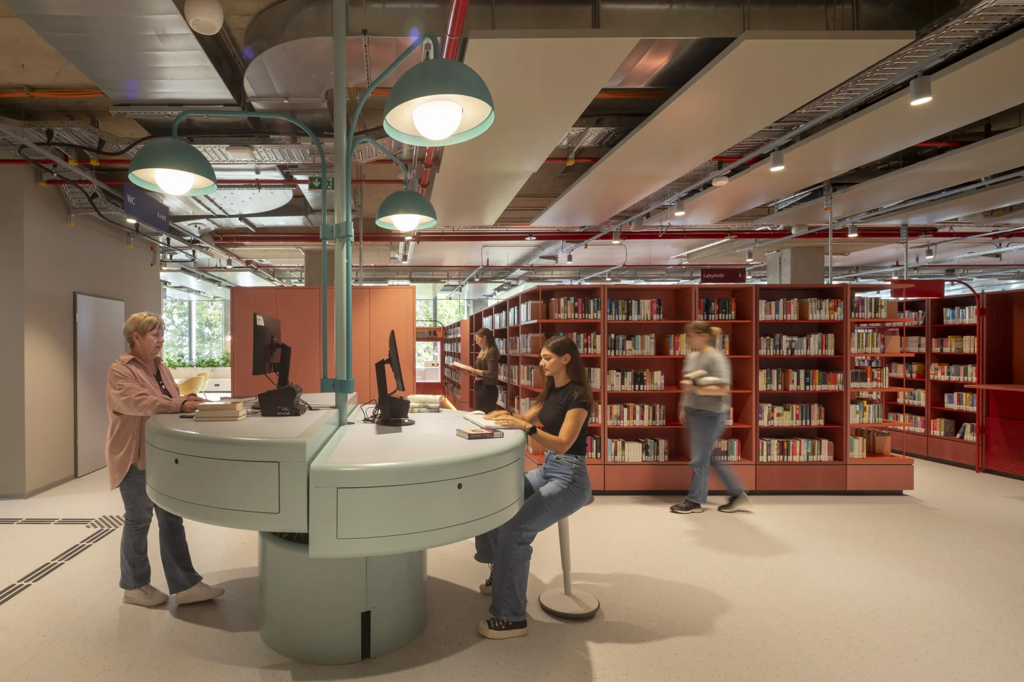 ספריית המרכז של אסן, תכנון: MVRDV, includi ו-Meyer Architekten. צילום: Daria Scagliola, Jannes Linders