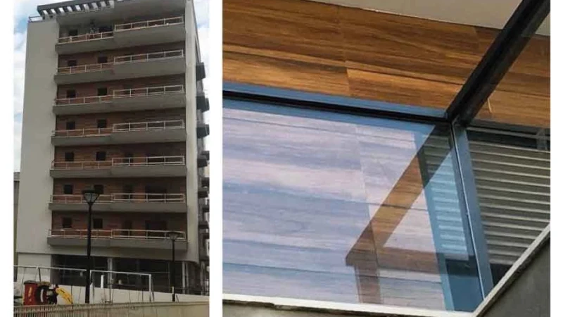 קיר אמיר: חיפוי חזיתות באריחי פורצלן גדולים