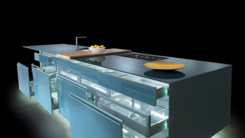 שקוף שזה זכוכית - מטבחים וארונות