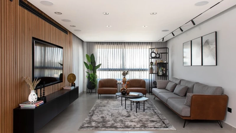 אינטימיות מודרנית בדירה משודרגת