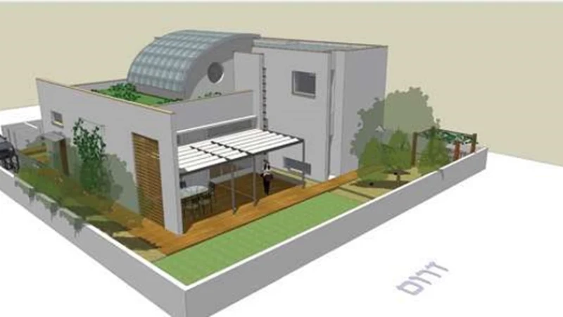 תכנון ירוק בפרויקט עיצוב הבית