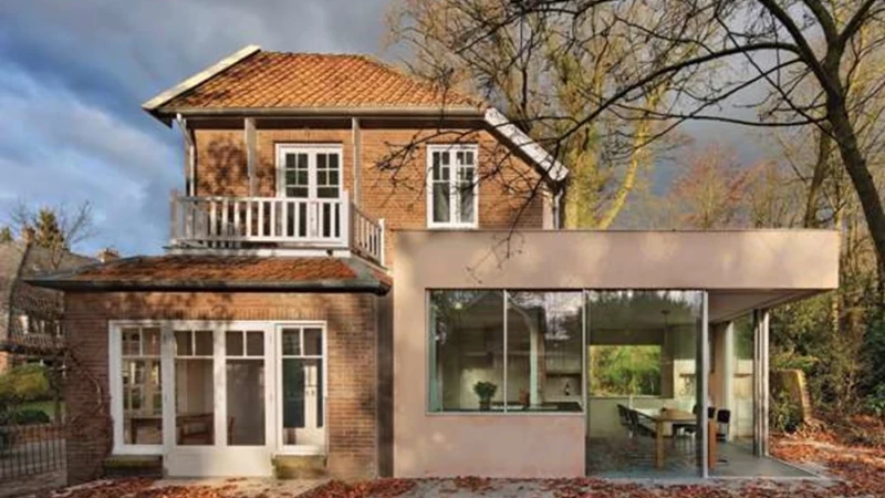 חיבור בין בית מסורתי ובנייה עכשווית