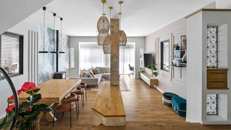 מגע כפרי בעיצוב עכשווי