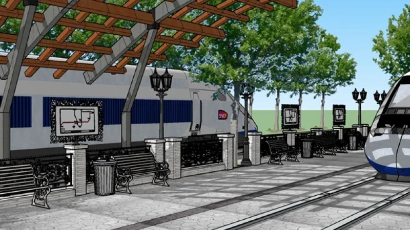 הצעה לעיצוב אזור המתנה ברציף התת קרקעי - הרכבת הקלה של מטרופולין תל אביב. הדר דור