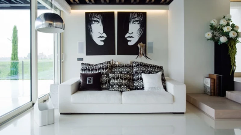 עיצוב בית פרטי- הידור גאומטרי