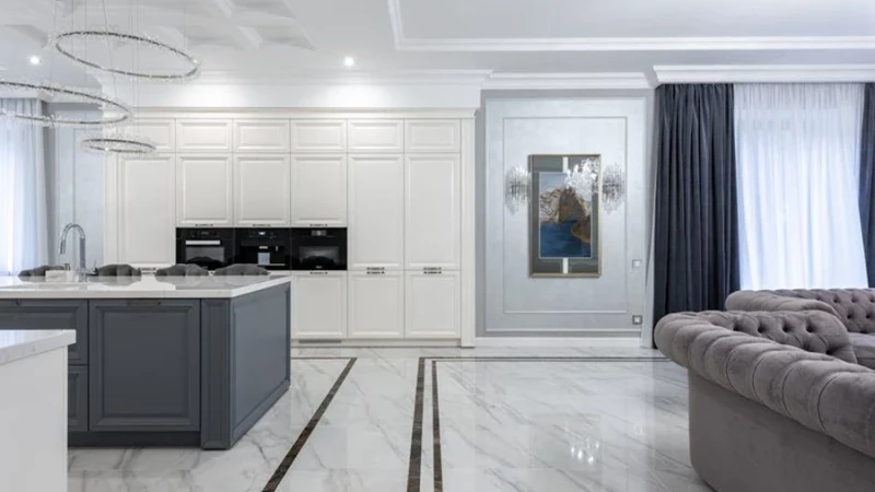 איך ליצור חיבור בין המטבח לסלון בעיצוב פנים מודרני