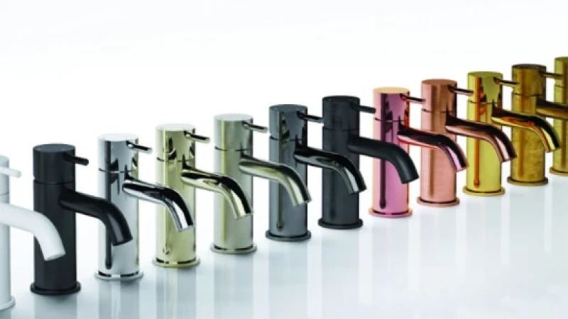 במעלה הזרם - ברזים איטלקיים בגימורים מרהיבים