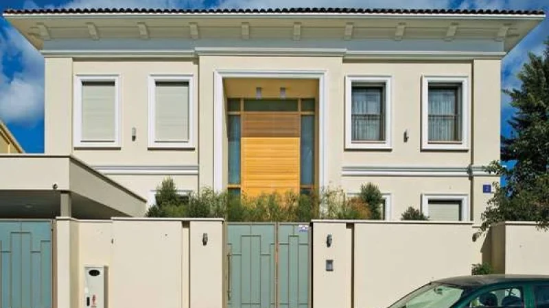 קלאסיקה מודרנית - עיצוב ותכנון בית פרטי