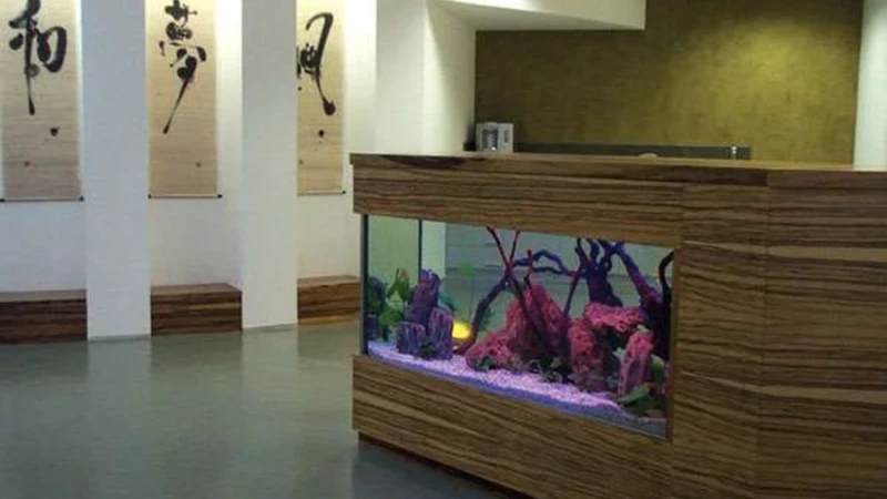 שימוש באקווריומים בתחום של עיצוב פנים
