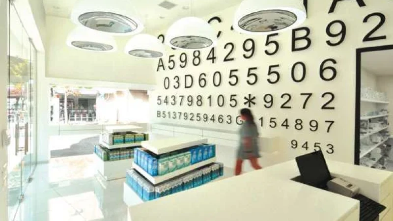 פתרונות יצירתיים של עיצוב משרד או חנות