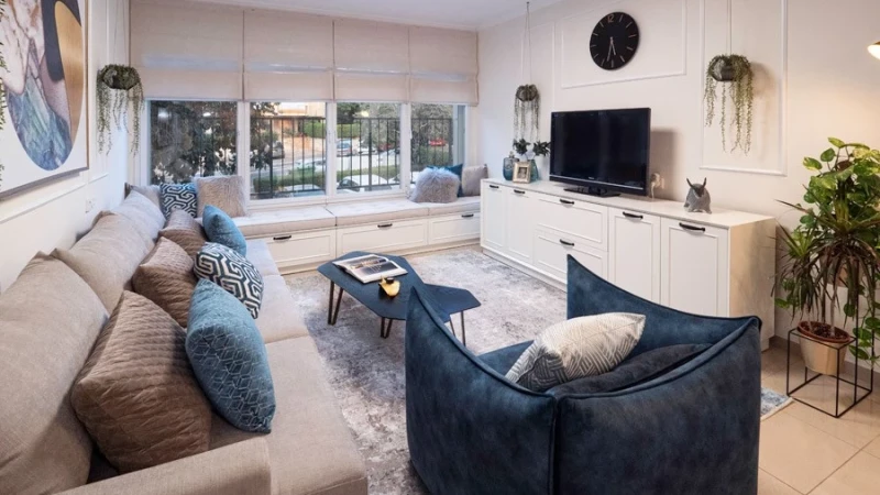 שילוב סגנונות הנורדי והכפרי בדירה על הרי הכרמל למשפחה חמה