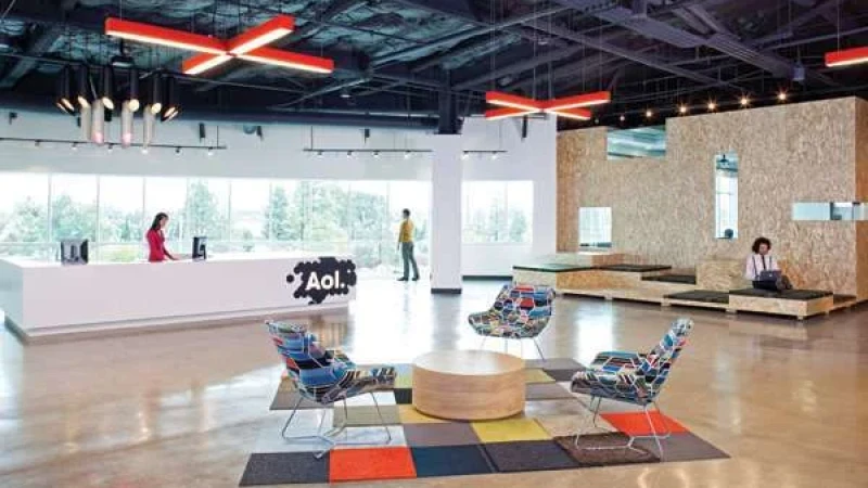 AOL עובדים בכיף - עיצוב משרד חברת