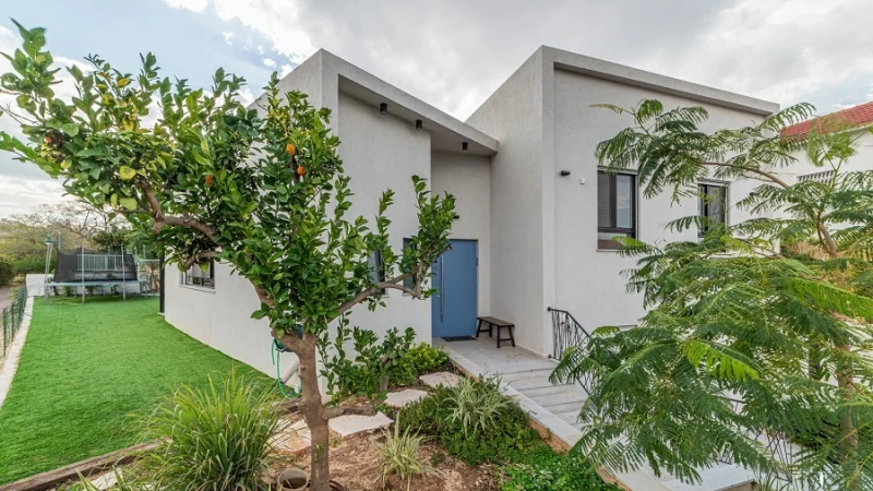 תכנון יצירתי בבית פרטי ופסטורלי ביישוב מתן