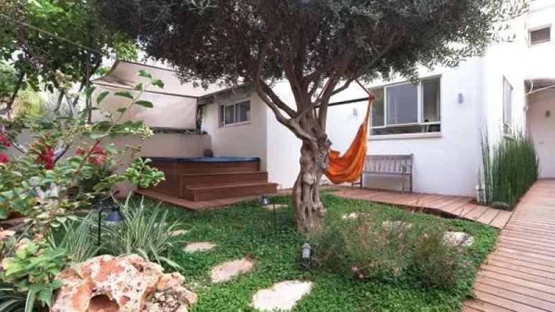 עיצוב גינה המשלבת את נוף השומרון