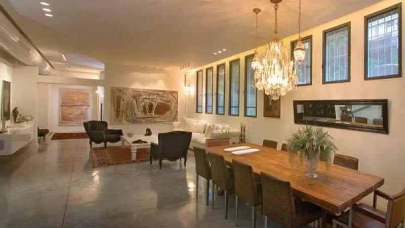 מרתף ישן שהפך לדירה מסוגננת