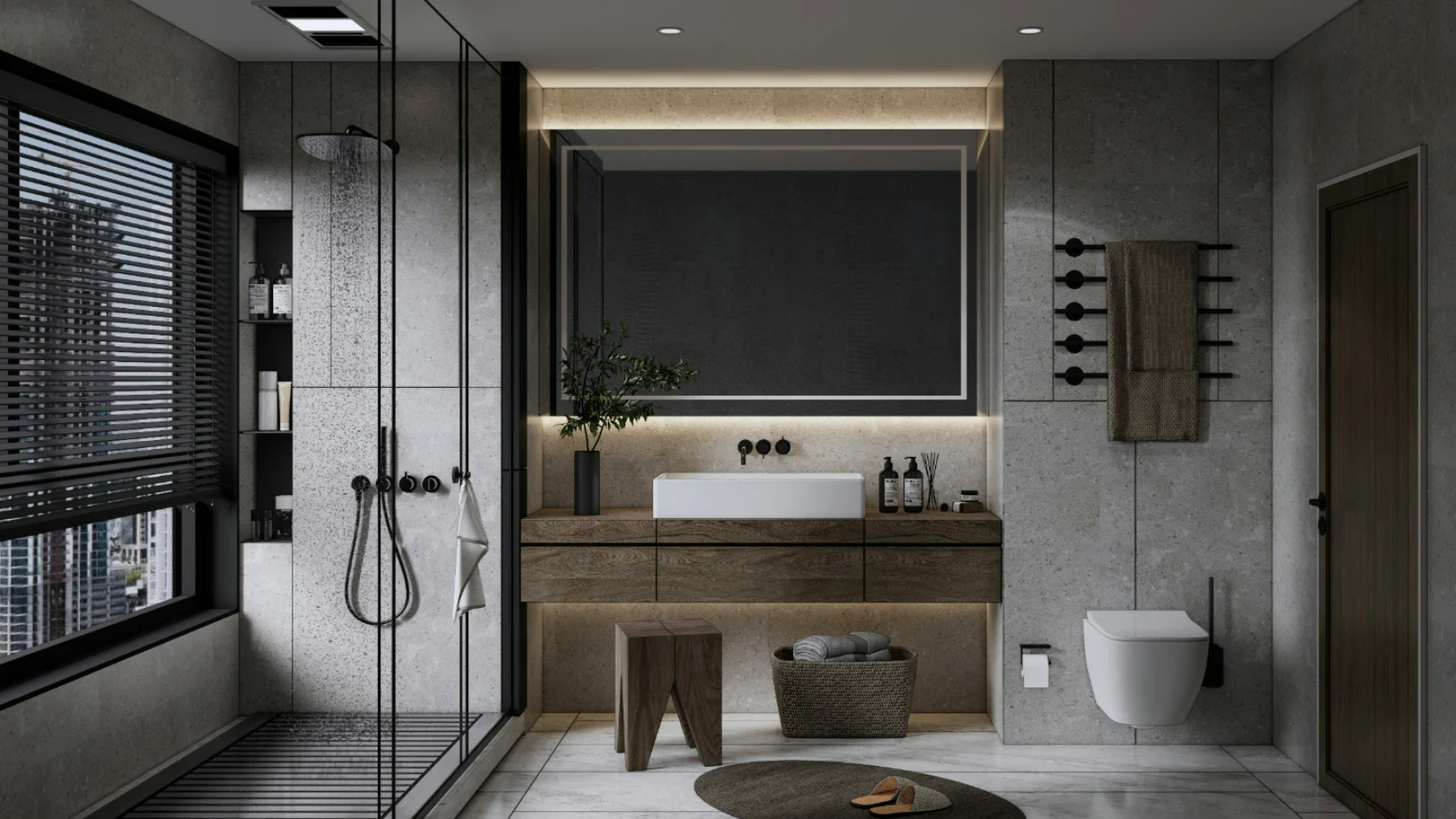 המקדש הפרטי: אמנות התכנון והצבע בחלל הרחצה האורבני